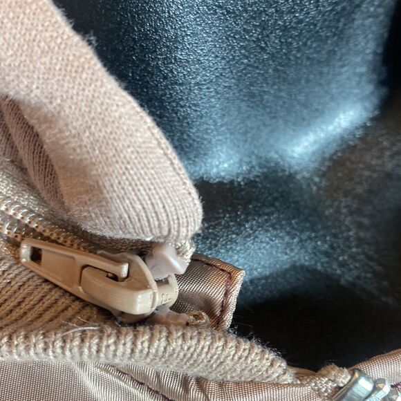 Alpha industries Inc womens bomber jacket satin dusty pink glossy look large - Picture 8 of 8